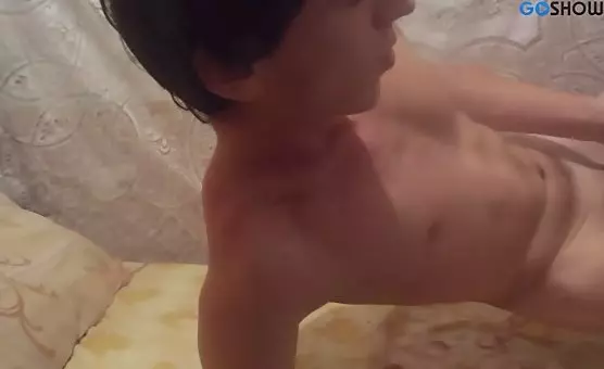 Alone Man Enjoys Hand Job Session